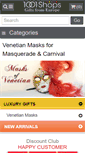 Mobile Screenshot of 1001venetianmasks.com